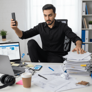 why cant you sit still or focus on work test