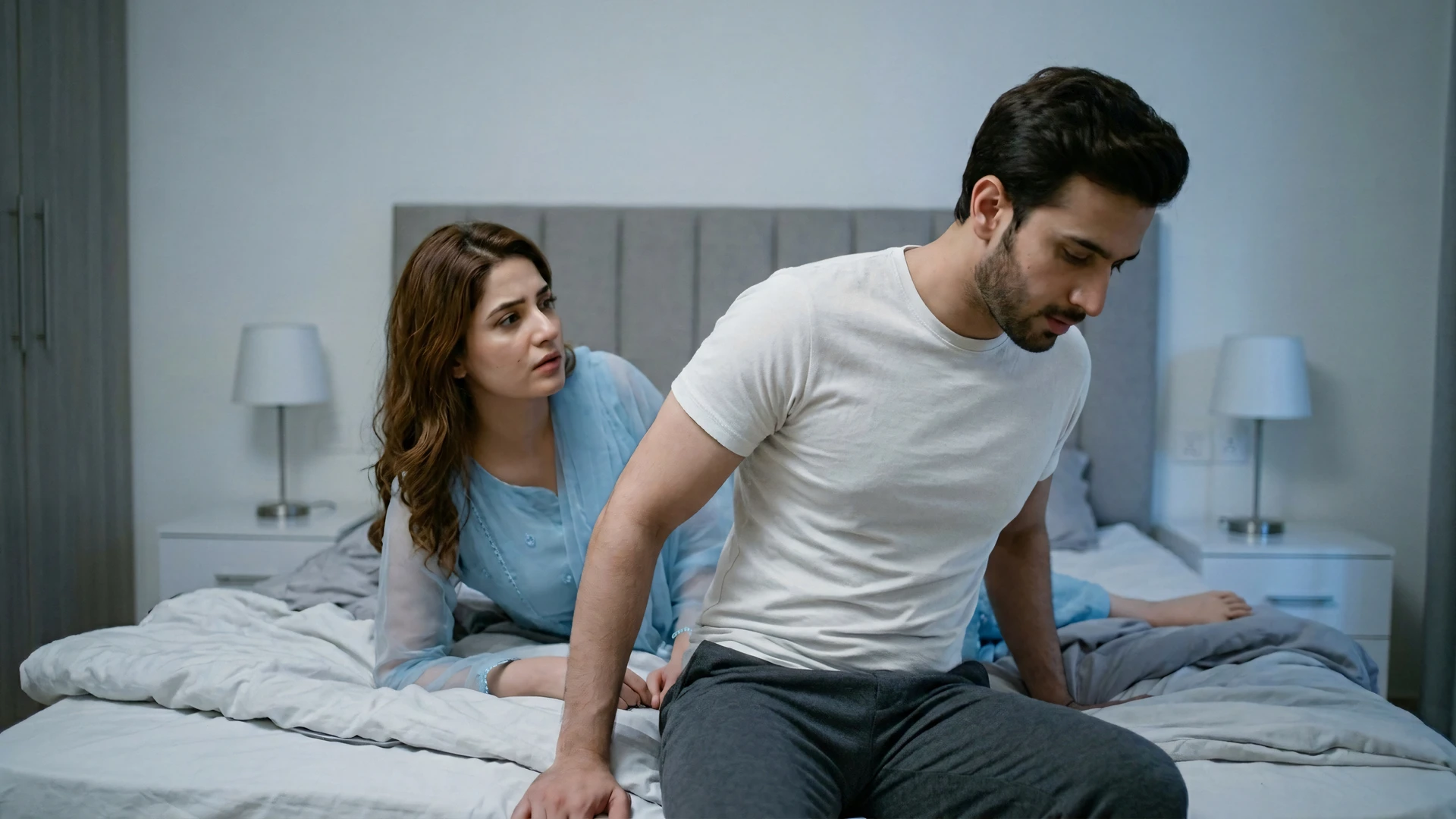 losing erection during position change